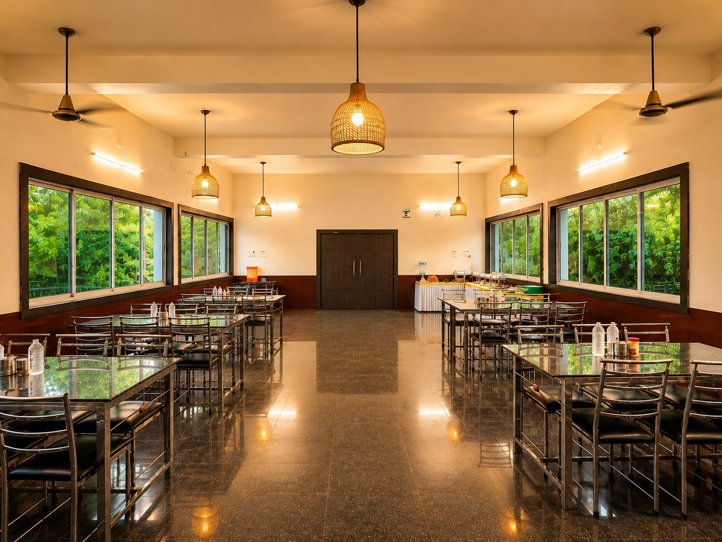 Dining area at Wildlife Gir Resort